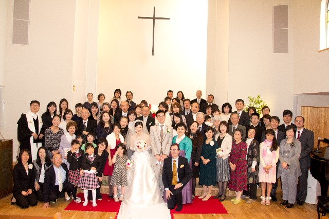 Sugyon and Mamiko with church folks